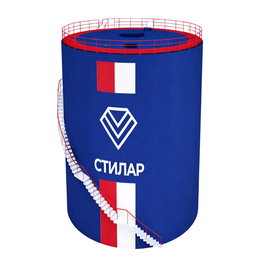 Цельносварной резервуар РВС для пожарного резервуара 25 м³ от завода-производителя