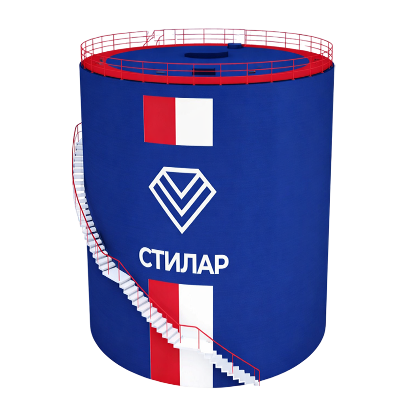 Цельносварной резервуар РВС  40 м³ от завода-производителя